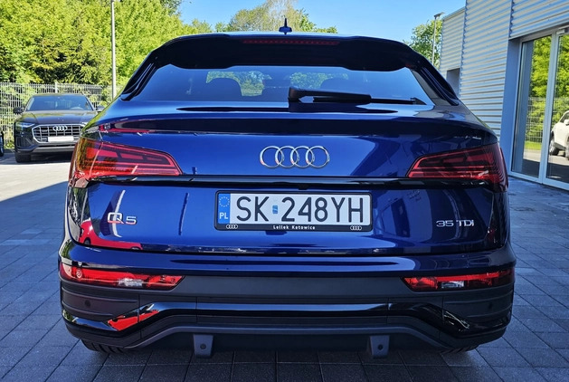 Audi Q5 Sportback cena 216000 przebieg: 18125, rok produkcji 2023 z Miłakowo małe 466